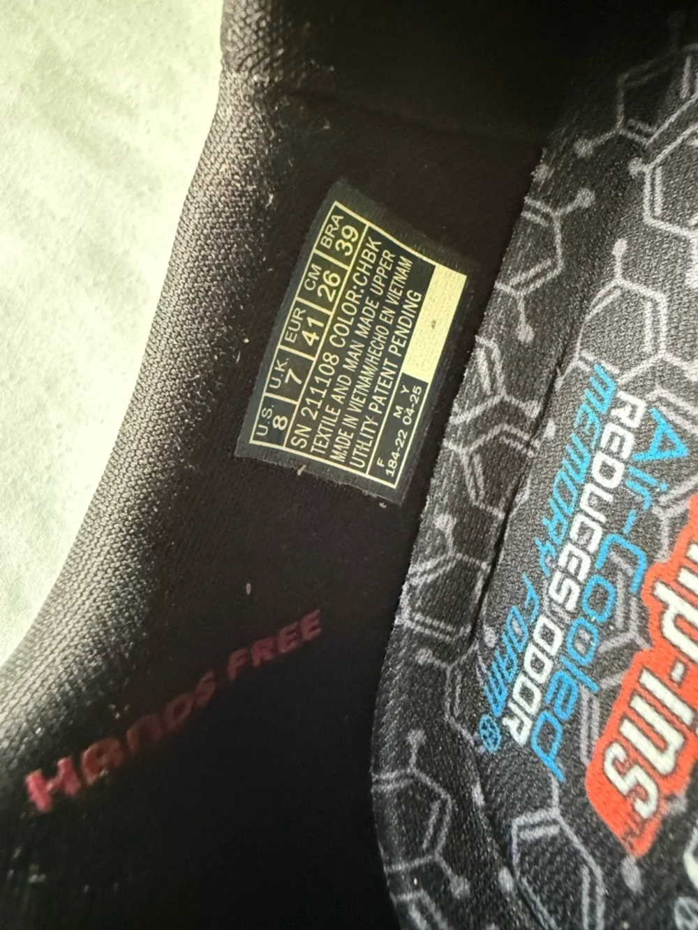 Skechers Lawson Parasail Shoes Hands Free Slip-ins Chocolate -Black Mens 8 New